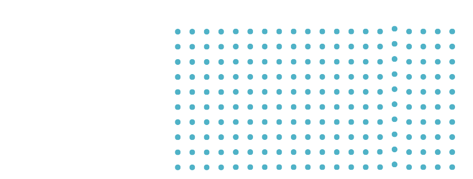 Grid of teal dots arranged in a uniform pattern with one subtle misalignment